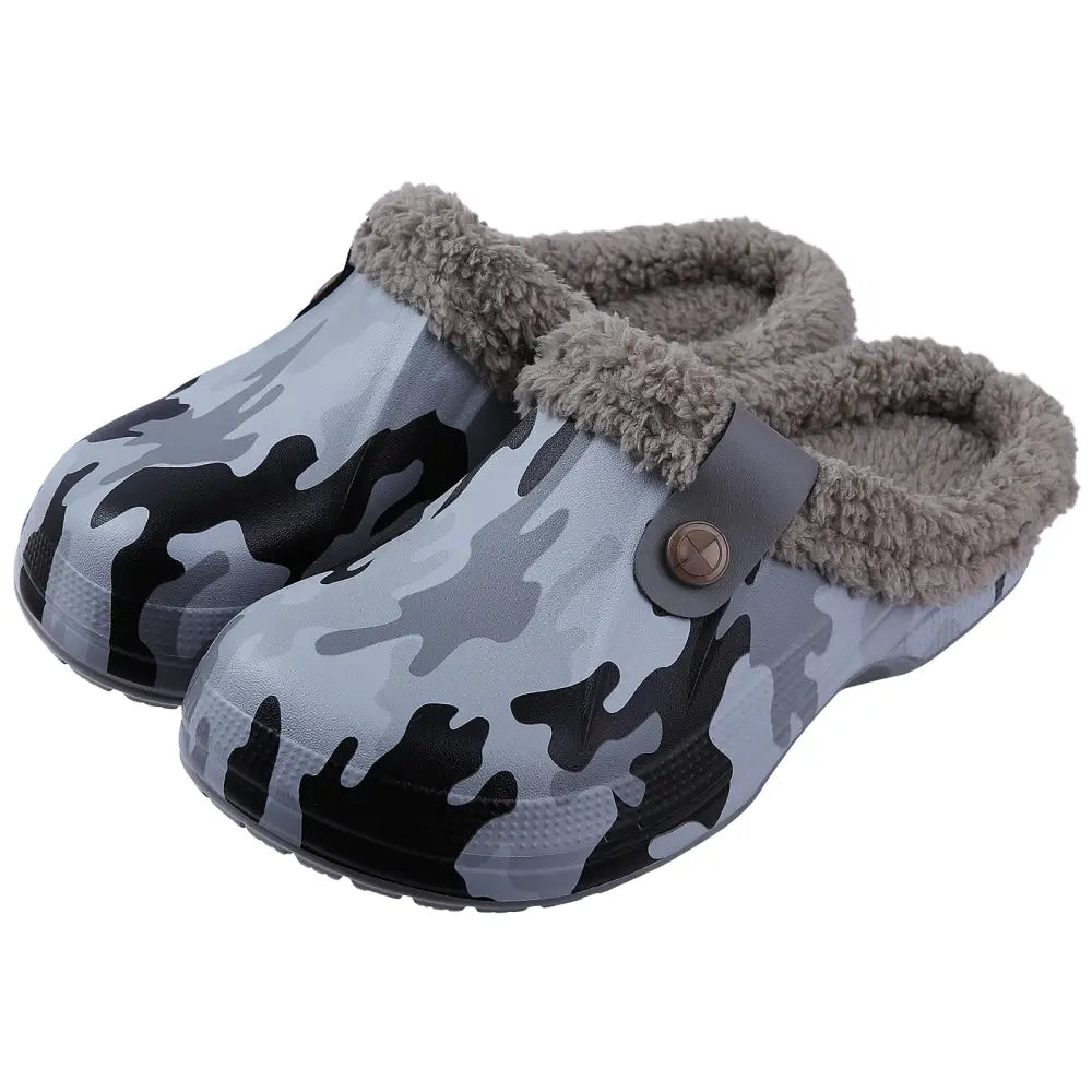 Y2k fuzzy waterproof slippers for comfort and style