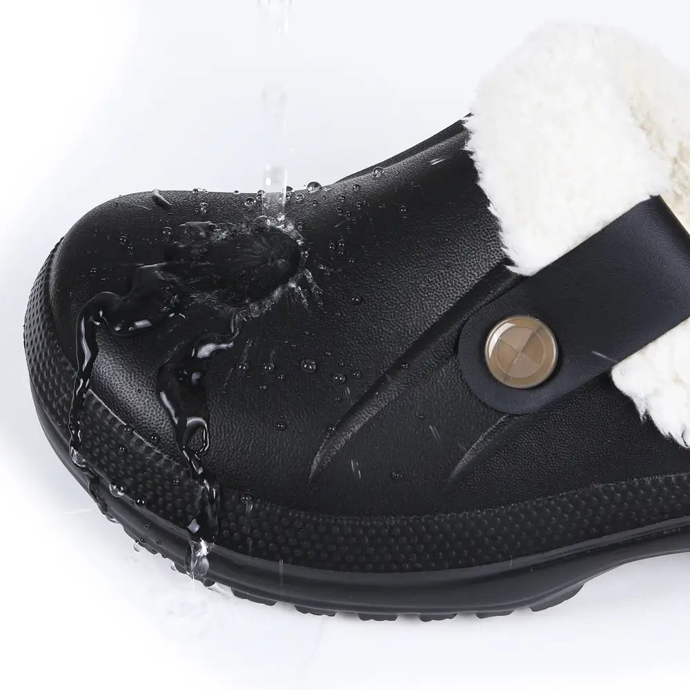 Y2k fuzzy waterproof slippers for comfort and style