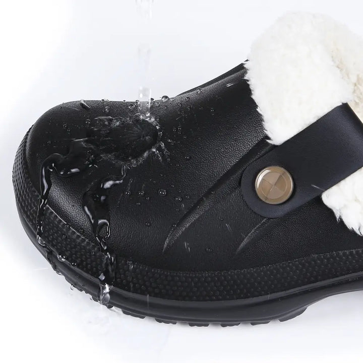 Y2k fuzzy waterproof slippers for comfort and style