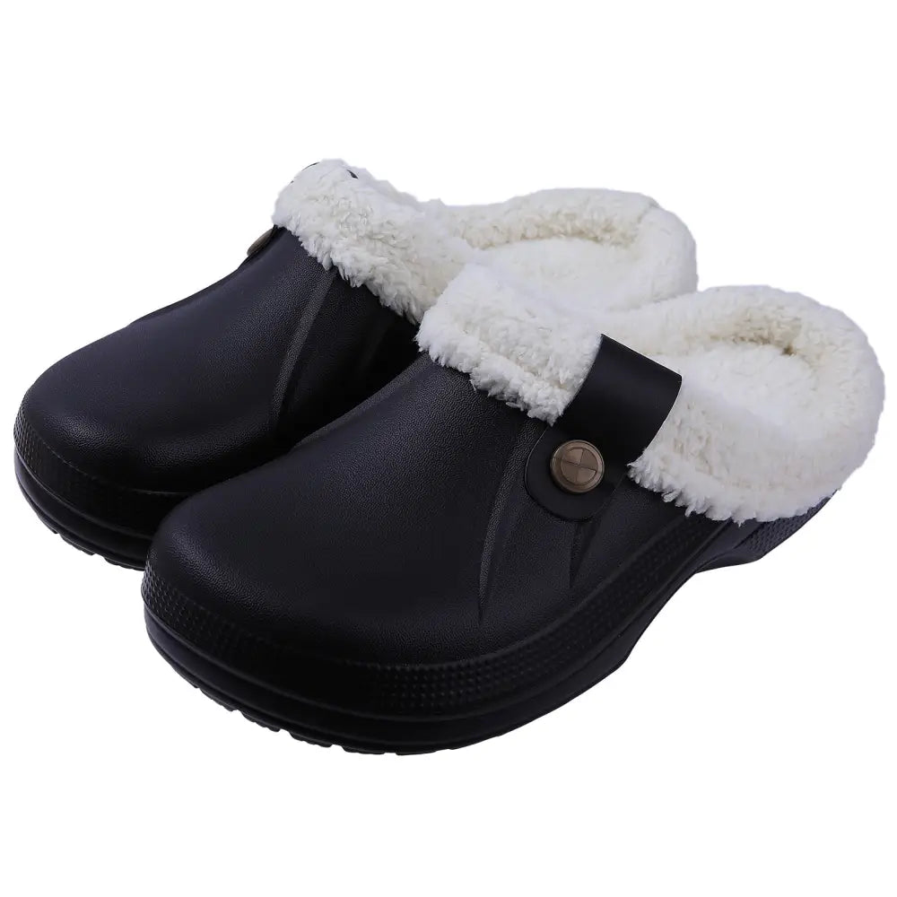 Y2k fuzzy waterproof slippers for comfort and style