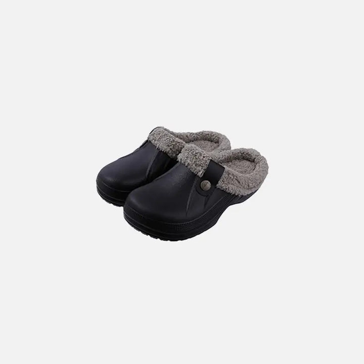 Y2k fuzzy waterproof slippers for comfort and style