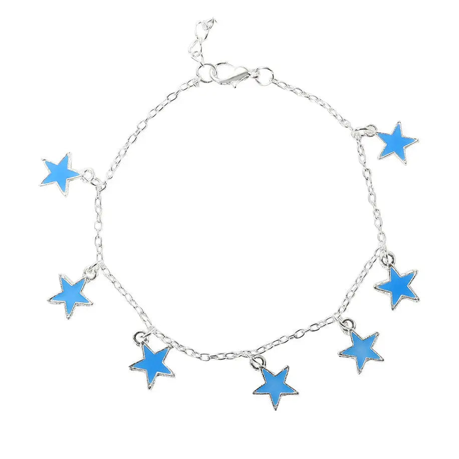 Glow-up ankle chain - bracelet