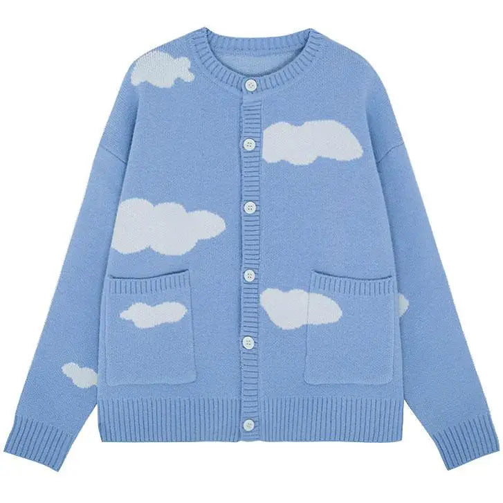 Gone dreaming cloud cardigan - free size / blue