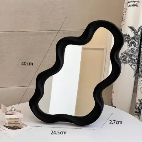 Groovy mirror for a y2k-inspired room transformation - a / black