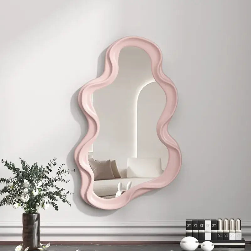 Groovy mirror for a y2k-inspired room transformation - a / pink