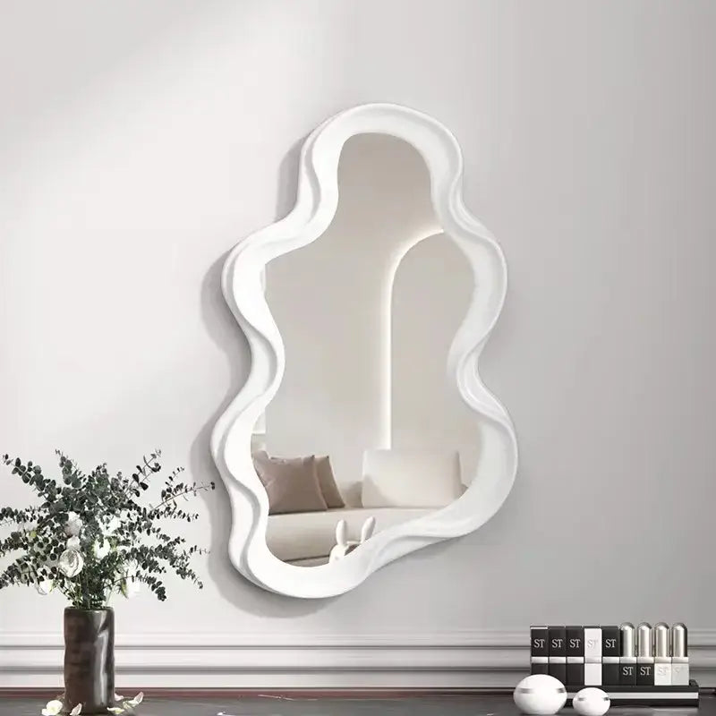 Groovy mirror for a y2k-inspired room transformation - a / white