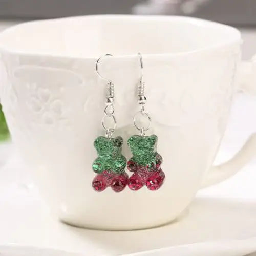 Gummy bear earrings - earrings