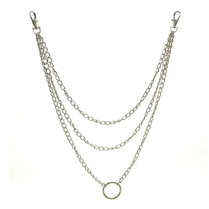 Hard to impress chain necklace - standart / silver