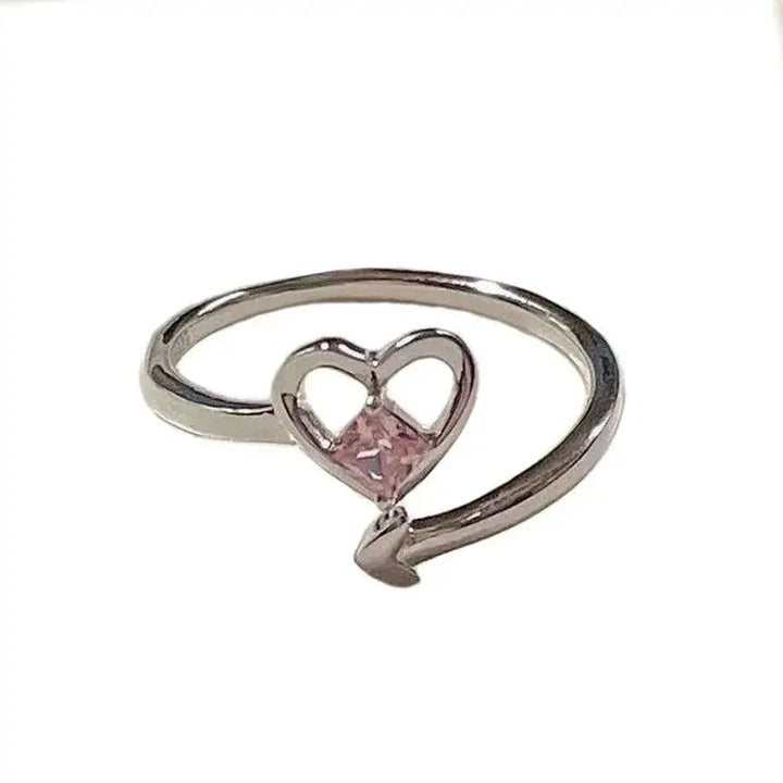 Heart arrow love ring y2k - rings
