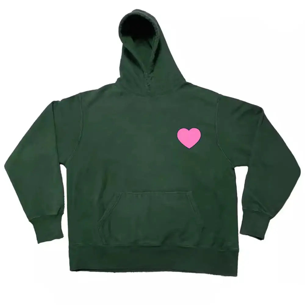 Y2k full zip jacket available in multiple sizes - m / dark green - hoodies