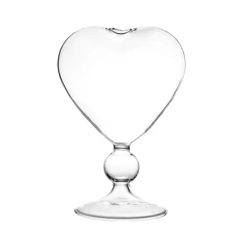 Aesthetic heart shape vase for vintage room decor