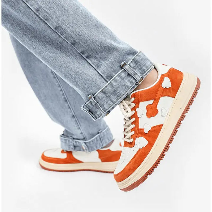 Heartful y2k shoes for nostalgic streetwear style - shoes