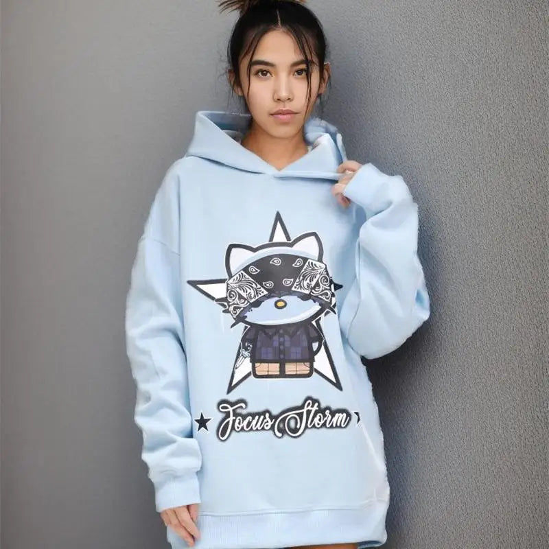 Hello kitty graphic hoodie y2k - hoodies