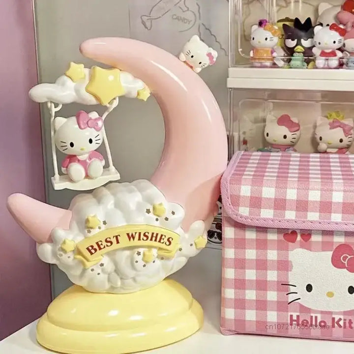 Y2k kitty lamp for stylish nostalgic home decor