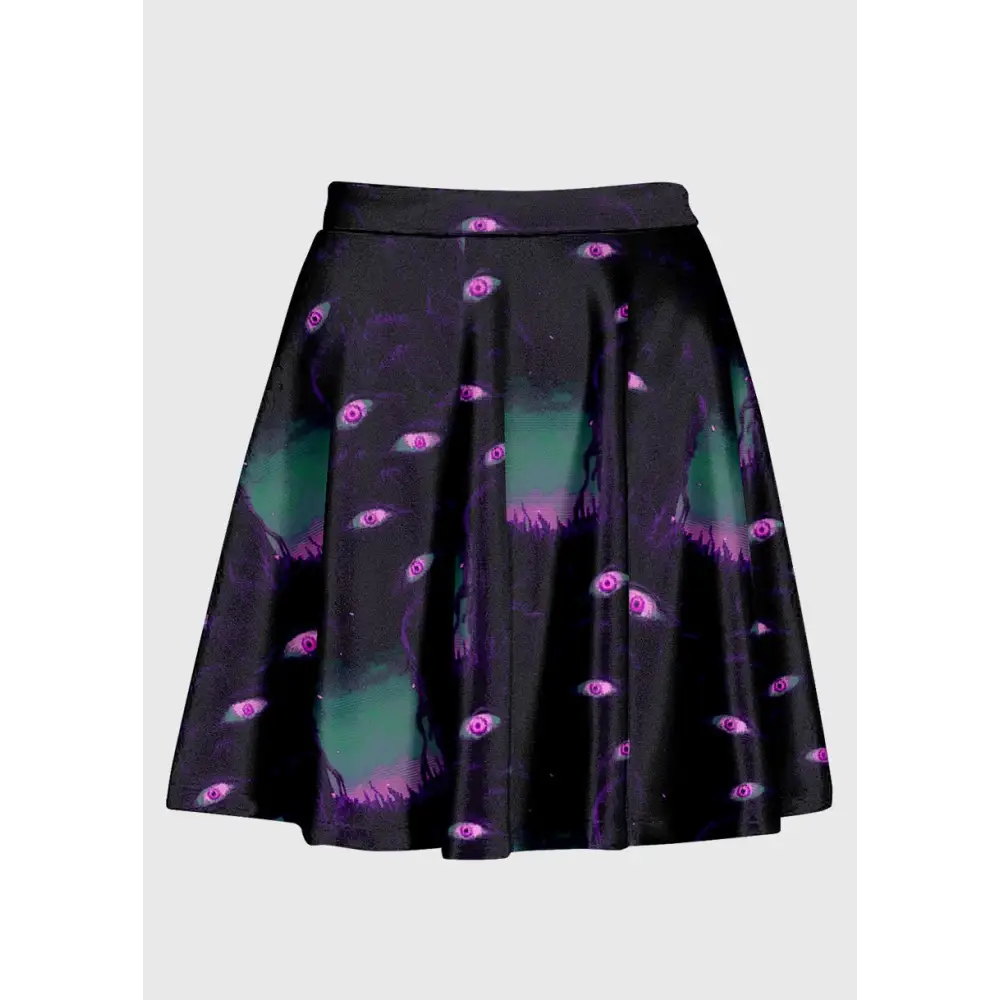 Hidden realm weirdcore skirt embracing the mysterious and peculiar - s-l