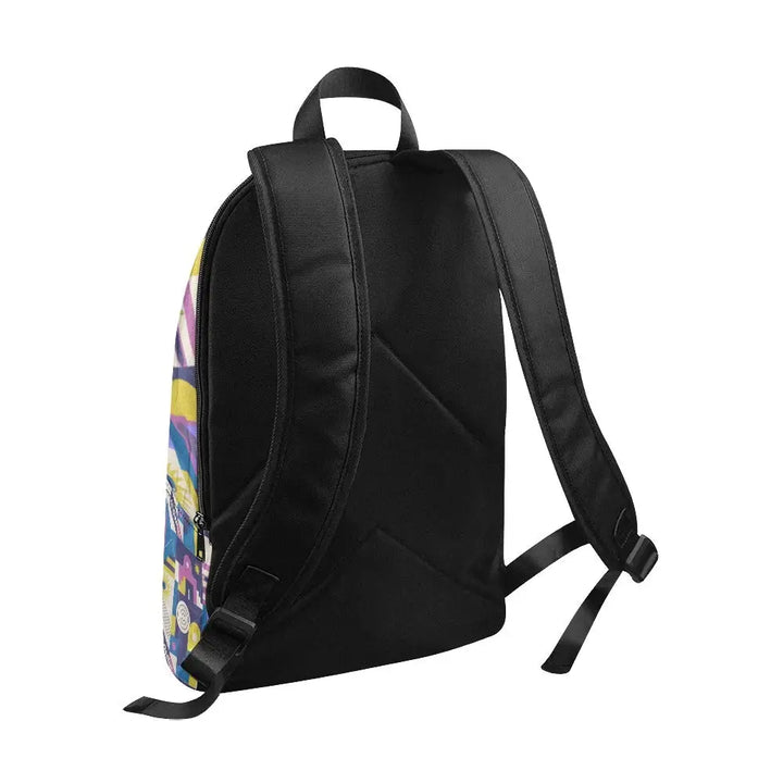 Iméra abstract town backpack - one size - casual for adult (1659)