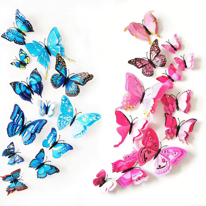 Indie butterfly stickers for y2k jacket and wall decor - decorative