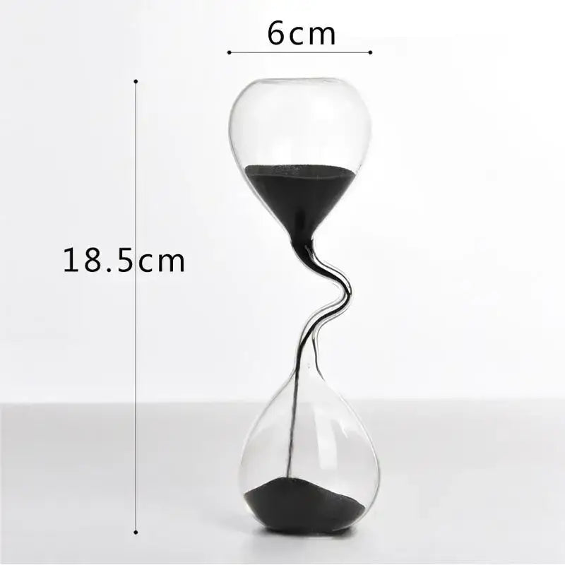 Stylish irregular shape hourglass for modern home decor