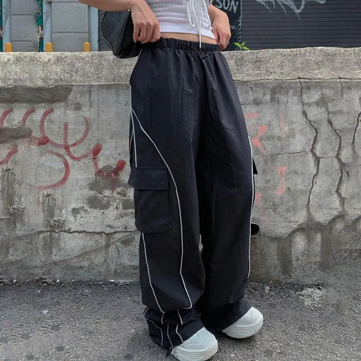 Y2k jersey sweatpants - s