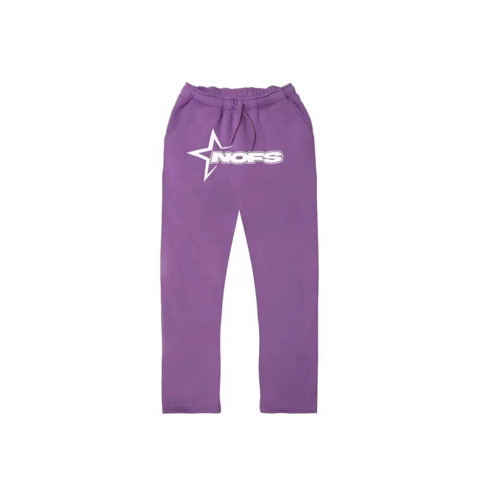 Jogging rappeur y2k - m / pantalon violet