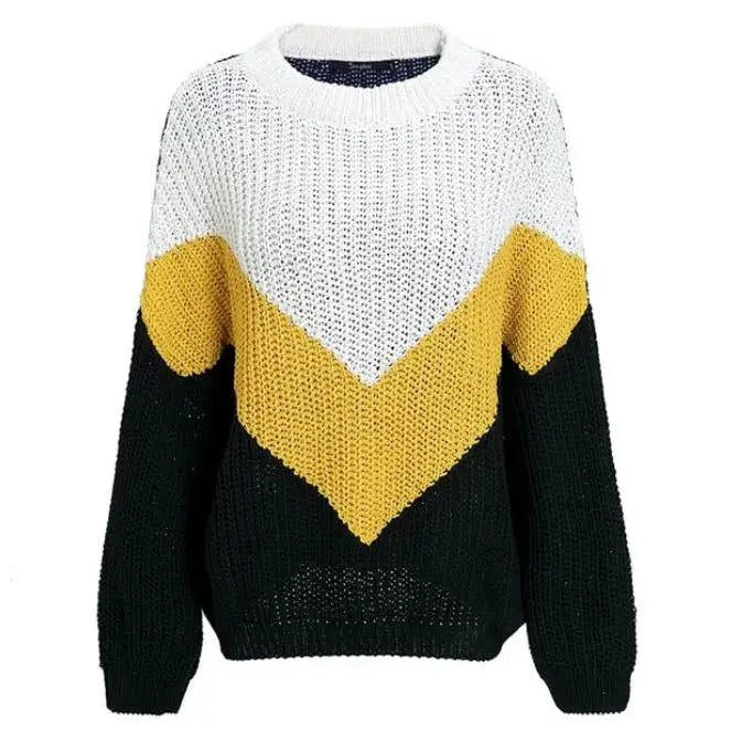 Jumper in block stripe - sweaters