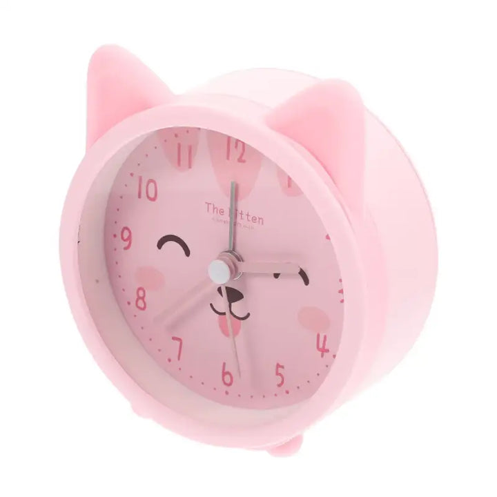 Kawaii bunny alarm clock for a fun start to your day - pink