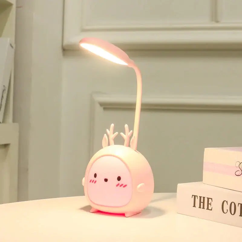 Kawaii desk lamp for stylish study and bedside illumination