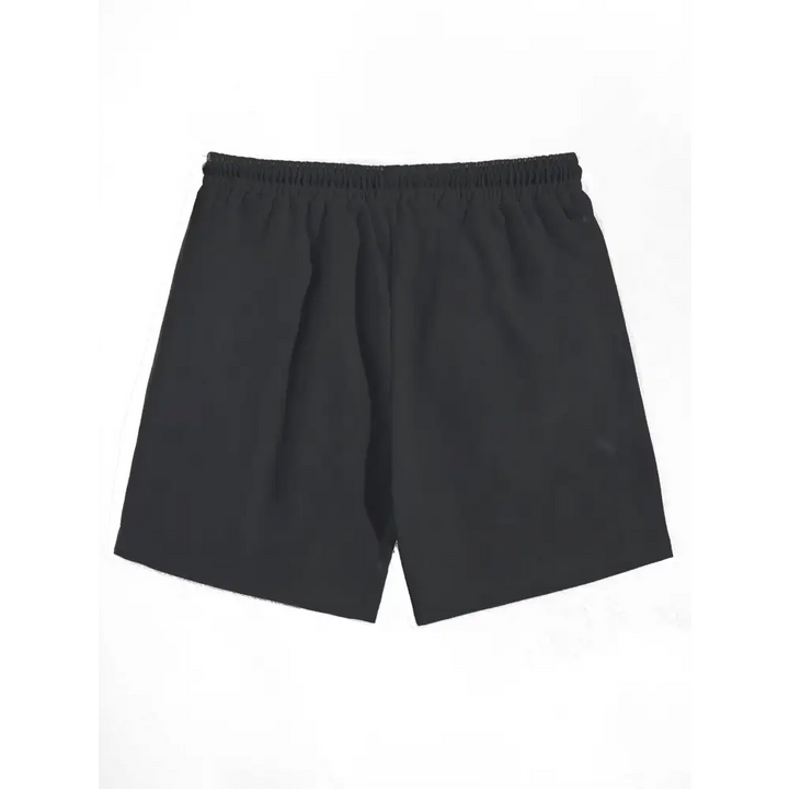 Soft fabric unisex shorts in y2k style with drawstring waist - men’s mid-length casual (l50)