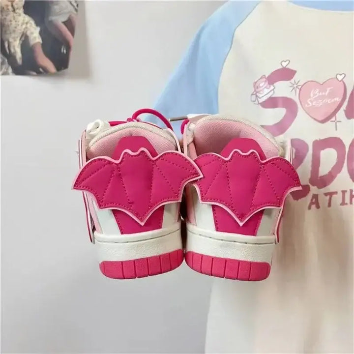 Kawaii pink women’s shoes for stylish comfort and playful outings