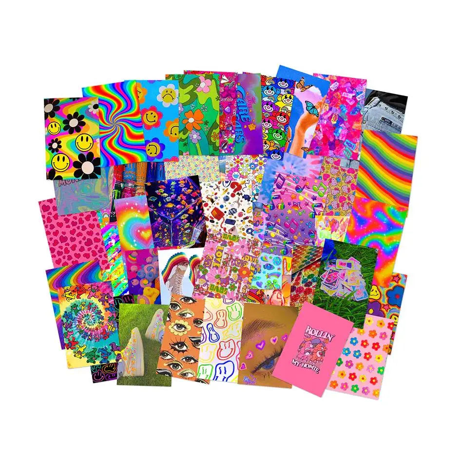 Kidcore collage kit for aesthetic room decoration