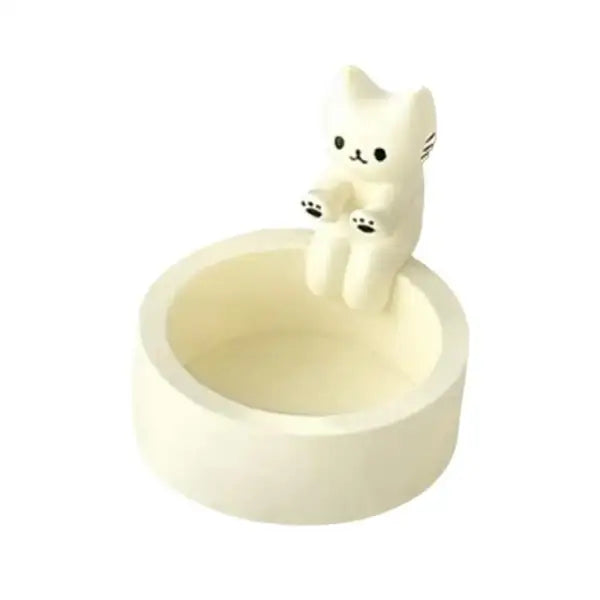 Kitty candle holder for cozy aesthetic room decor