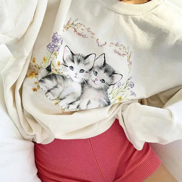 Kitty sweatshirt - sweatshirts