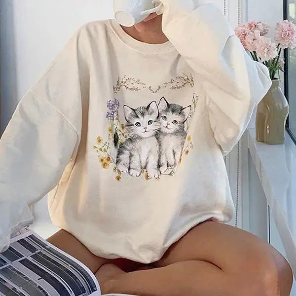 Kitty sweatshirt - sweatshirts