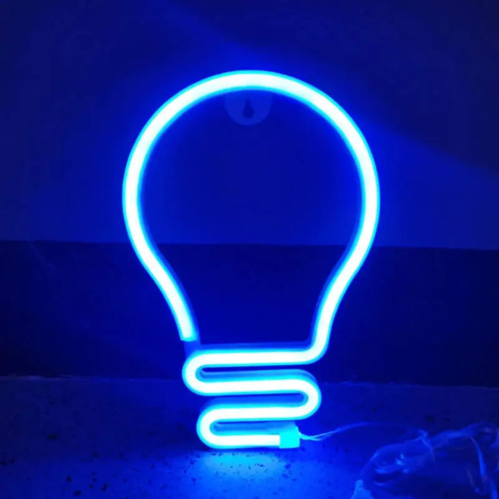 Aesthetic led neon light for room ambiance and decoration - bulb