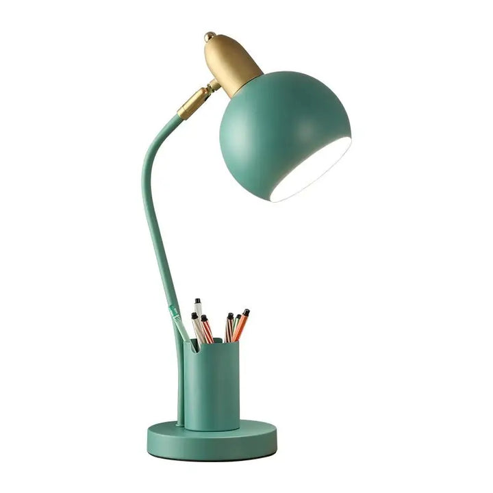 Aesthetic modern creativity desk lamp with three-color switching