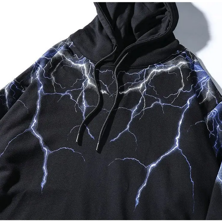 Lightning strikes hoodie y2k - hoodies