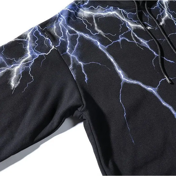 Lightning strikes hoodie y2k - hoodies