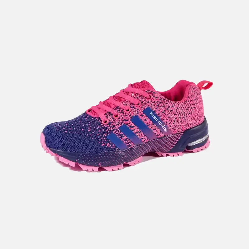 Y2k gradient color lightweight sneakers for streetwear style - pink / 35