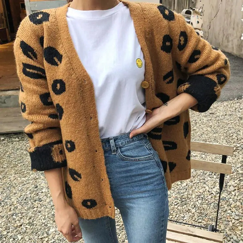 Lola leopard cardigan