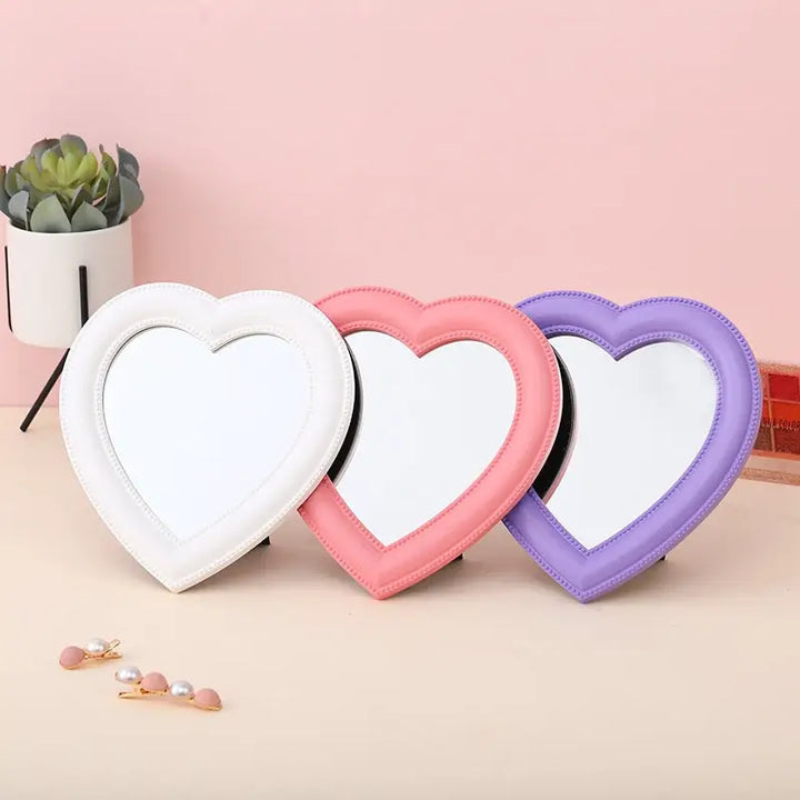 Love heart mirror for bedroom aesthetic and decoration