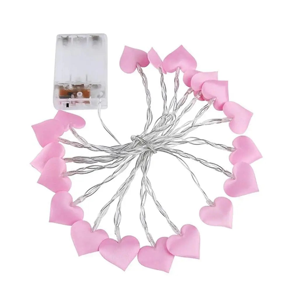 Love heart string lights for aesthetic room ambiance