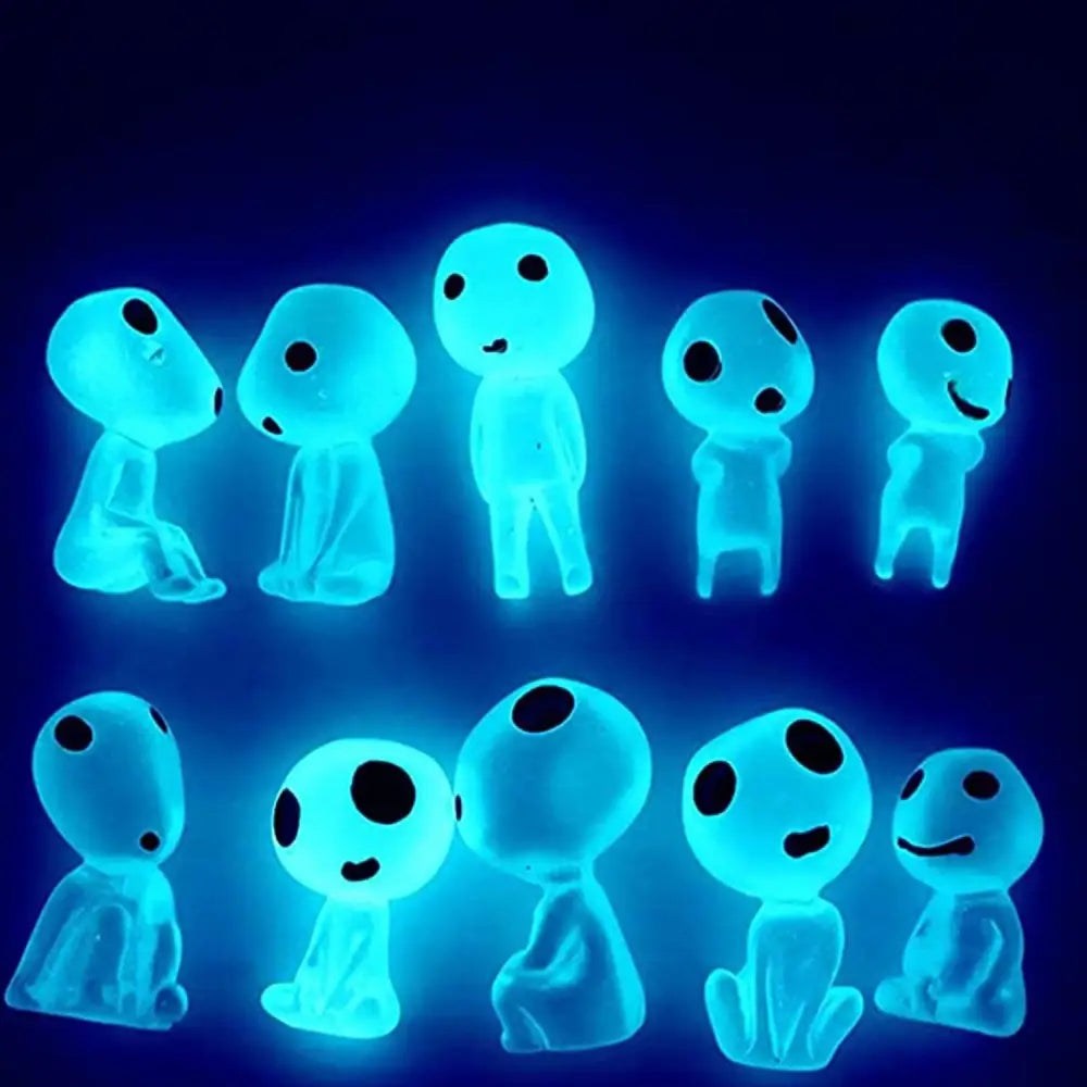 Luminous aliens for your aesthetic room decor y2k style - 10pcs-blue