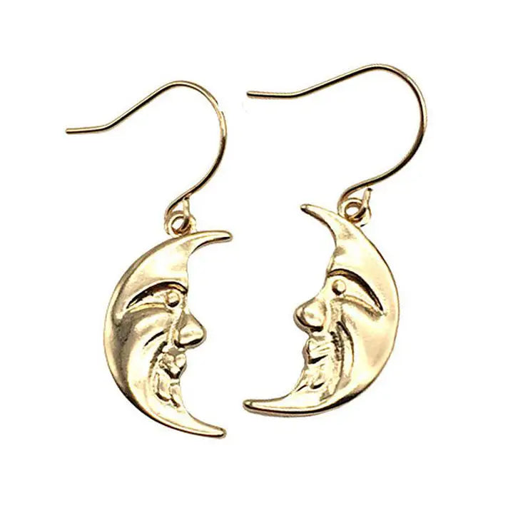 Luna love earrings - standart / gold - earrings