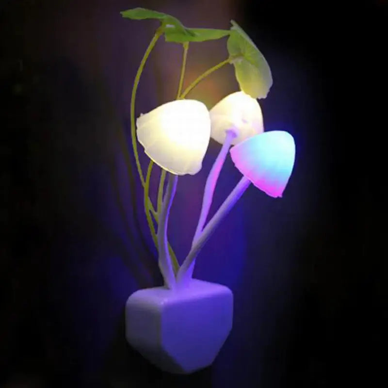 Magic mushroom wall socket light for aesthetic bedroom decor - eu