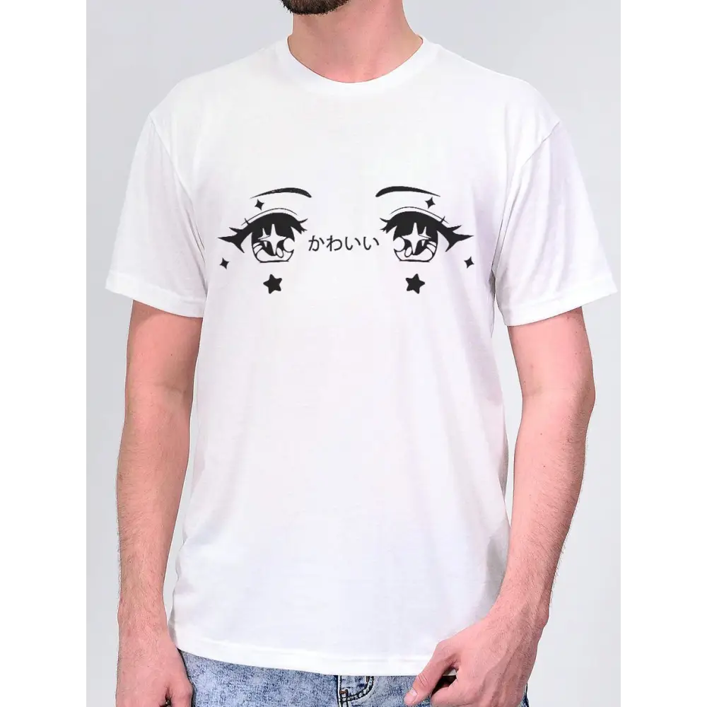 Magical anime eyes t-shirt - white / s