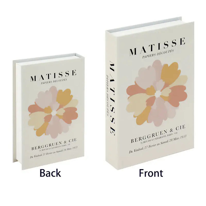 Matisse book box decor for stylish bedroom accents - b