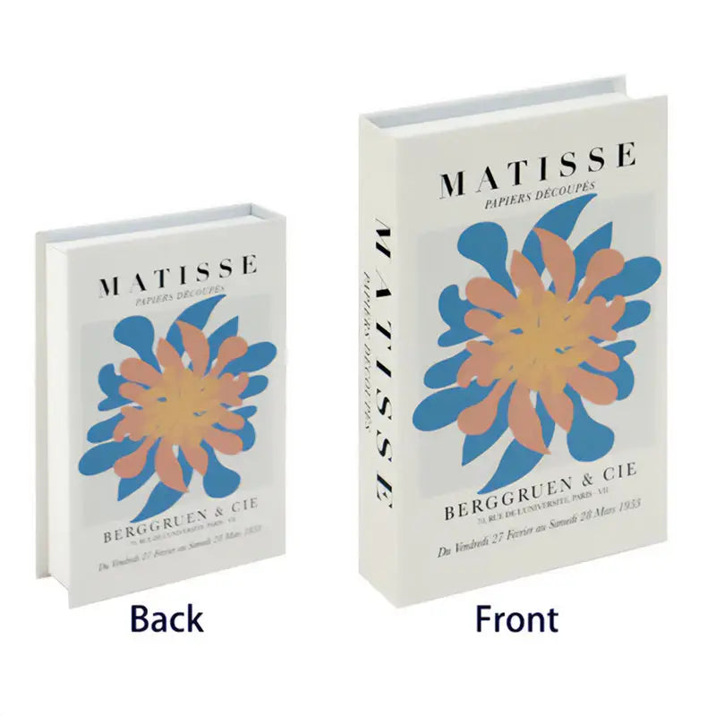 Matisse book box decor for stylish bedroom accents - g