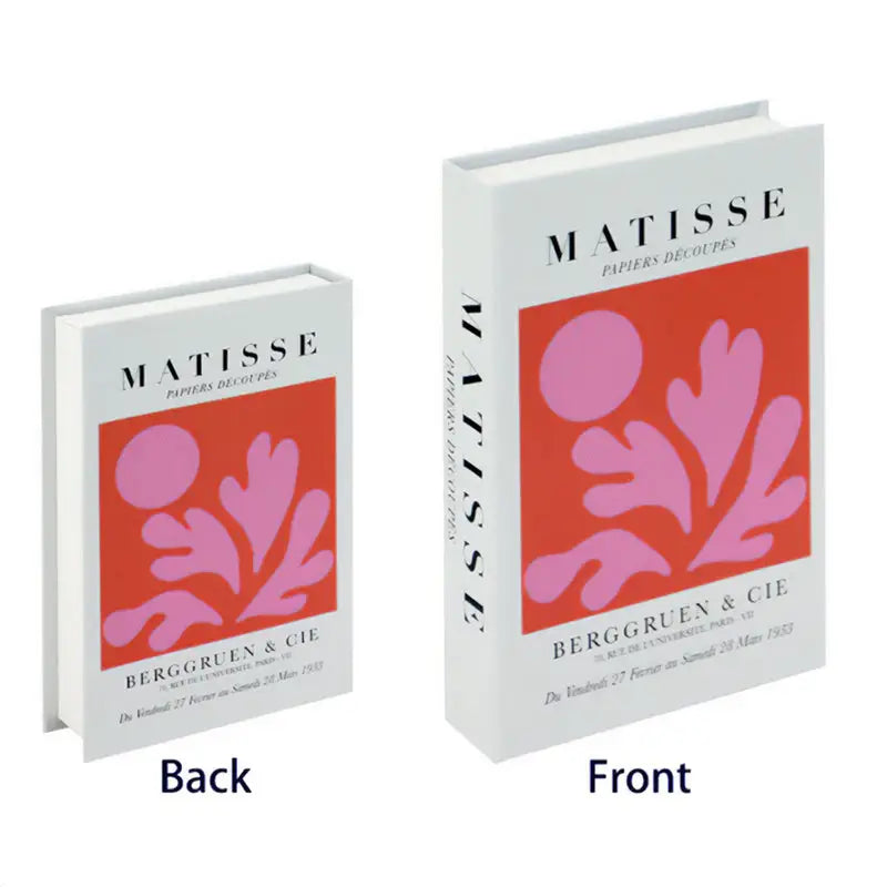 Matisse book box decor for stylish bedroom accents