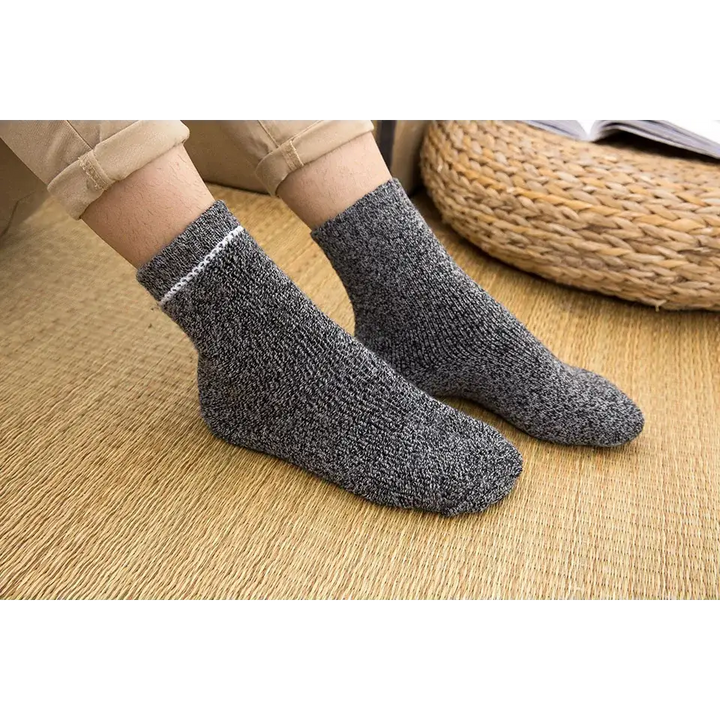 Super thick merino wool y2k socks for winter warmth and style