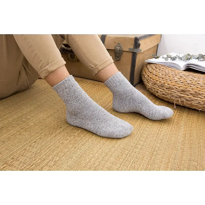 Super thick merino wool y2k socks for winter warmth and style